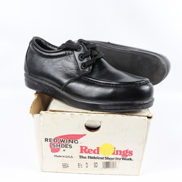 Vintage New Red Wing Shoes Moc Steel Toe Shoes 8.5